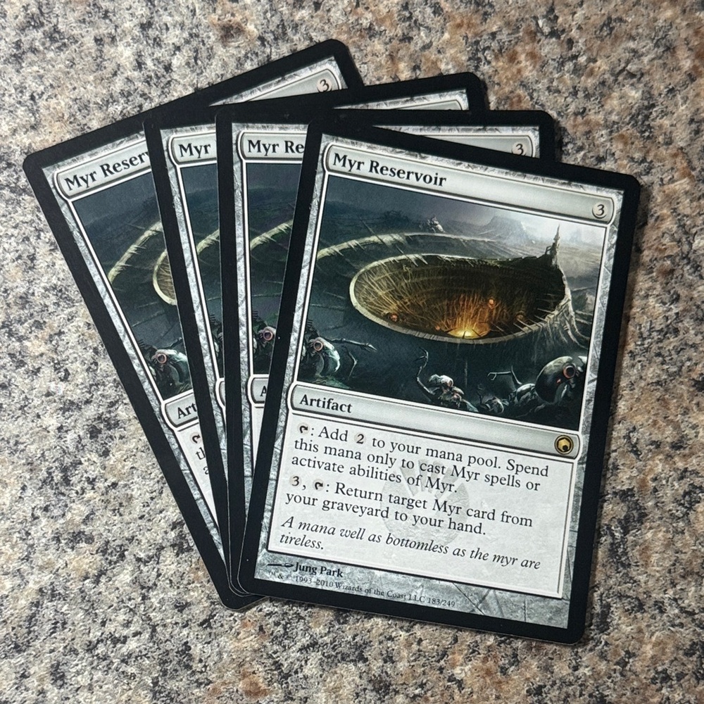 MTG Magic the Gathering Myr Reservoir x4